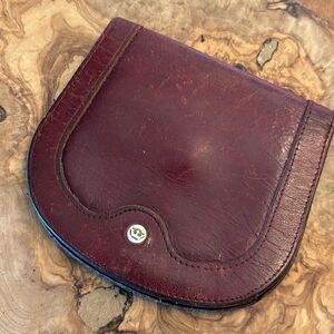 Vintage Leather Billfold Wallet Coin Purse